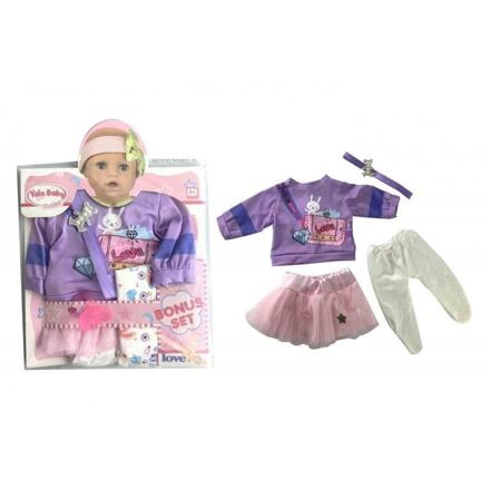 Mac Toys Šaty na panenku 40-43cm