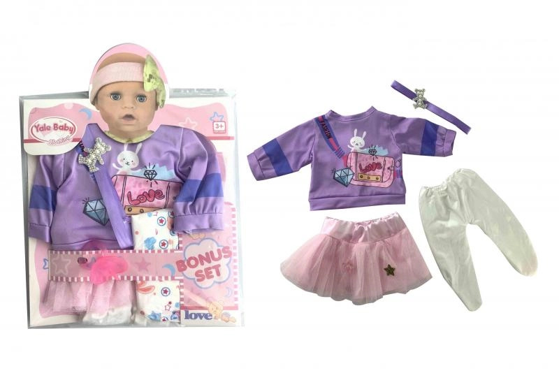 Mac Toys Šaty na panenku 40-43cm