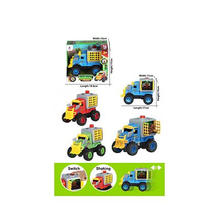 Mac Toys Auto s dinosaurem se zvukem, zelené