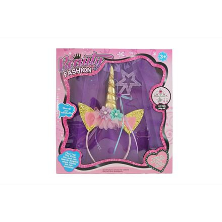 Sukienka s čelenkou jednorožec