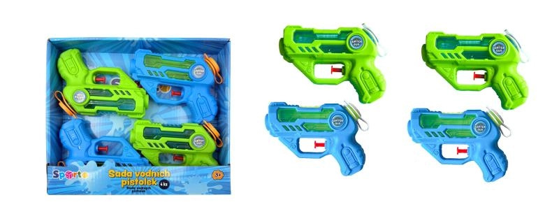 Sada vodních pistolí SPORTO, 4 ks