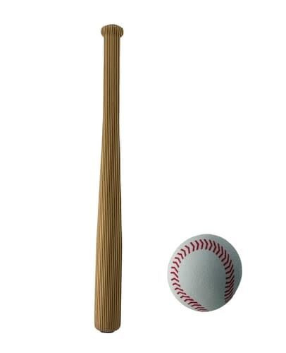 Sporto baseballová pálka s dřevěným dekorem