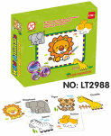 Vybarvovací puzzle - zvířátka