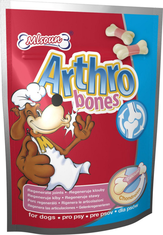 Mlsoun Arthro bones, doplňkové krmivo pro psy, 80g
