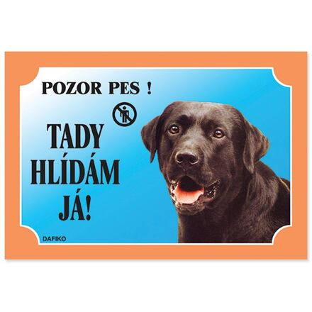 Tabulka DAFIKO labradorský retriever černý 1 ks