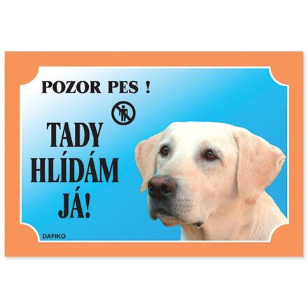 Tabulka DAFIKO labradorský retriever světlý 1 ks