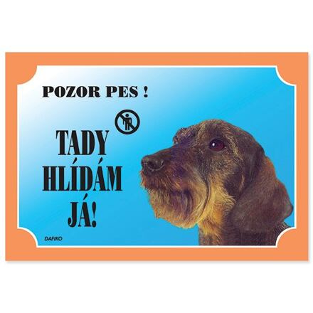 Tabulka DAFIKO jezevčík drsnosrstý 1 ks