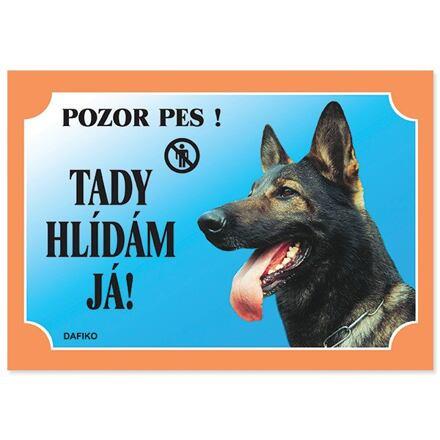 Tabulka DAFIKO německý ovčák vlkošedý 1 ks