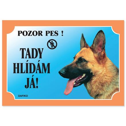 Tabulka DAFIKO německý ovčák profil 1 ks