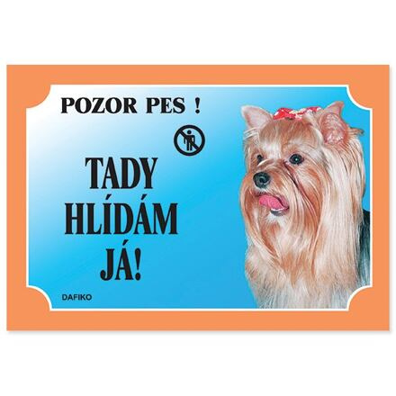Tabulka DAFIKO jorkšírský teriér 1 ks