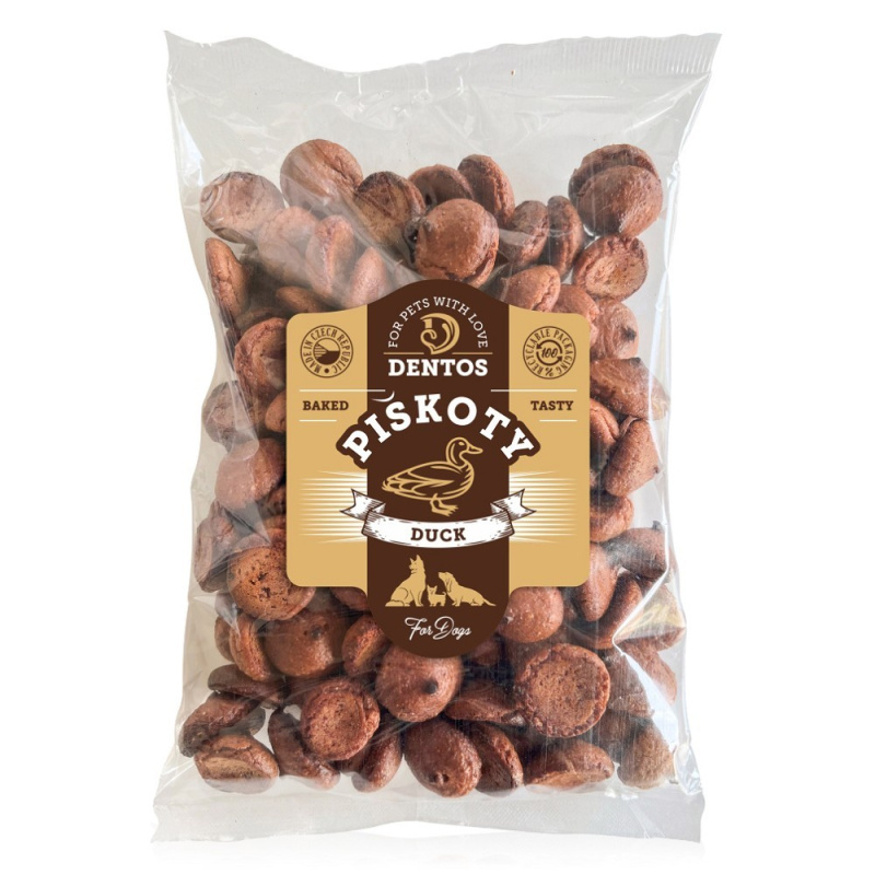 Dentos piškoty s kachním masem  300g