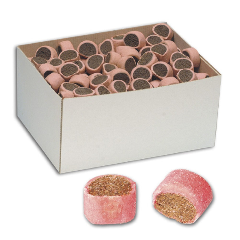 Rollos lososové - doplňkové krmivo pro psy, tubus 2kg