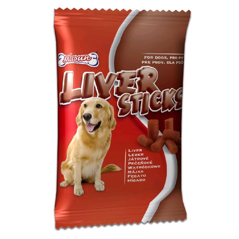 Mlsoun Liver stick, játrový doplněk stravy pro psy 130g