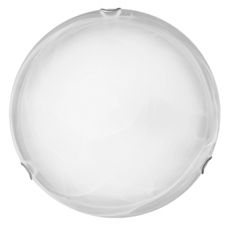 TOP LIGHT Stropní/ nástěnné svítidlo 5504/30/T/AL 1x E27 max. 60 W, pr. 30 x 7cm