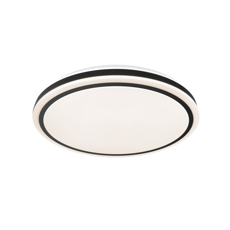 TOP LIGHT Světlo stropní Onyx KS RC, Bílá-Černá