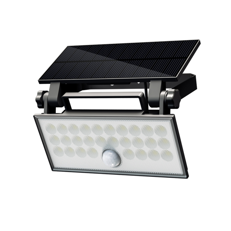 TOP LIGHT Světlo nástěnné Heleon PIR PRO, Černá