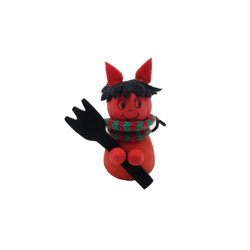 BD-Tova Figurka čertík s vidlemi 8,3 cm