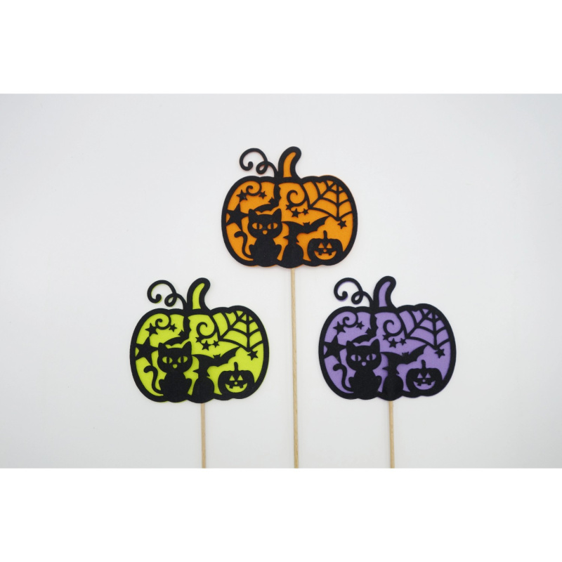 BD Tova Zápich dýně s kočkou, různé druhy, 32 cm