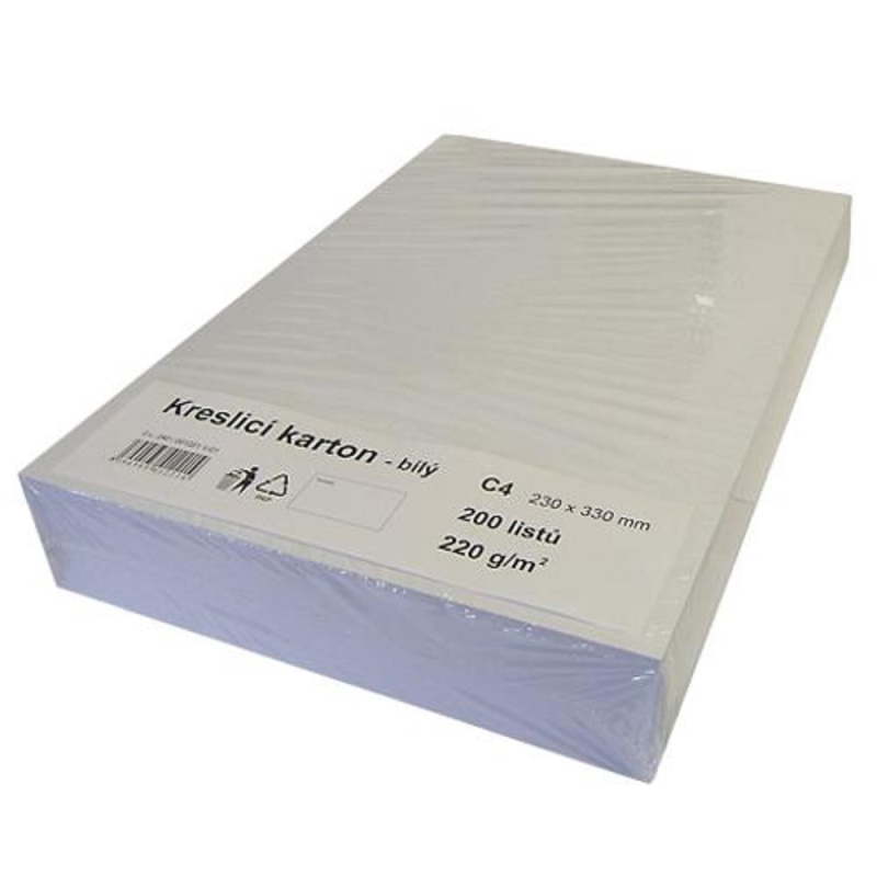STEPA Kreslící karton C4, 230 × 330 mm, 220 g/m2, 200 listů