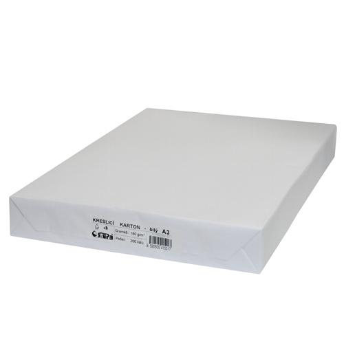Kreslicí karton A3 (180g/m2, 200ks) bílý