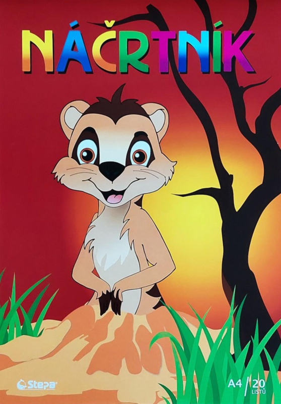 Náčrtník A4 - 20 listů, 80g/m2
