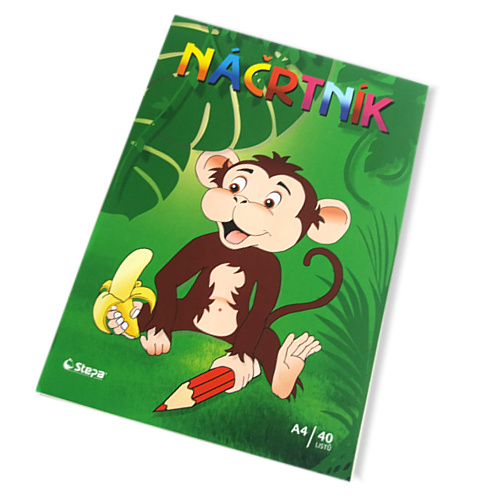Náčrtník A4 - 80g/m2, 40 listů