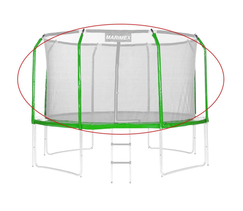 Marimex Sada krytu pružin a rukávů na trampolínu 366 cm zelená