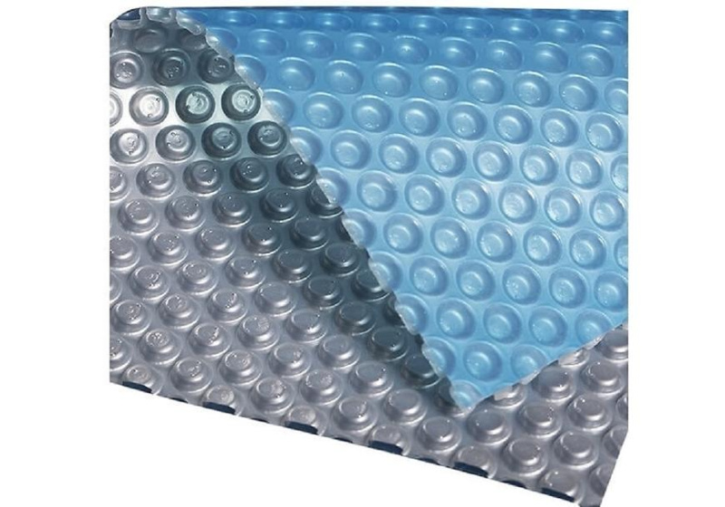 Solární plachta pro bazén 3,66m modrostříbrná