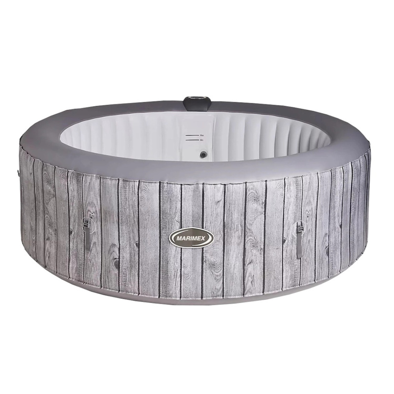 MARIMEX Vířivý bazén AQUAMAR 6911, šedé dřevo, pr. 208 x 65 cm