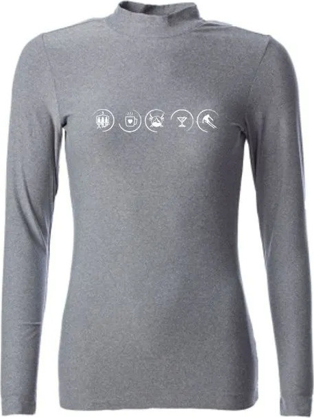 Dámské funkční triko O'STYLE Camila II šedé Velikost: 44