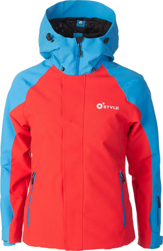 Juniorská lyžařská bunda O'STYLE Club červenomodrá Velikost: 8 LET