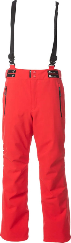 Zkrácené lyžařské kalhoty O'STYLE Race červené Velikost: 2XL