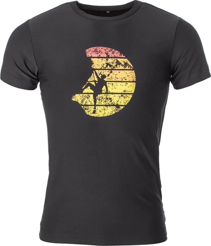 Pánské funkční triko O'STYLE Troy IVa černé Velikost: XL