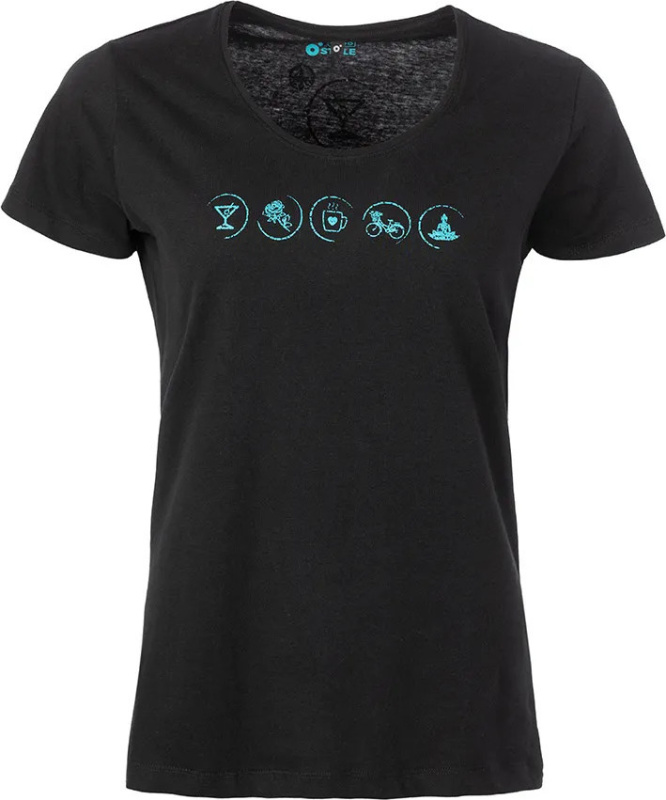 Dámské bavlněné triko O'STYLE Nikki černé Velikost: 42