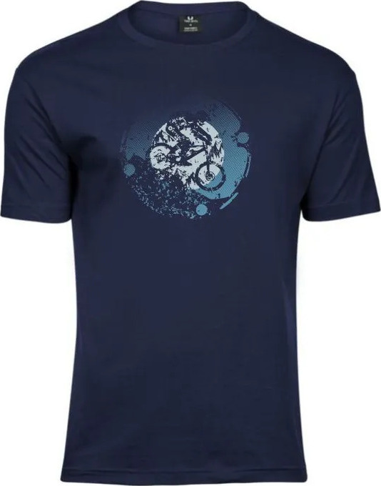 Pánské bavlněné triko O'STYLE Downhill II modré Velikost: 2XL