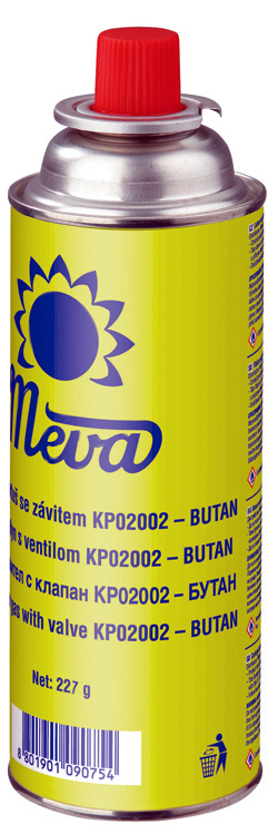 Plynová kartuše Meva s ventilem 227g