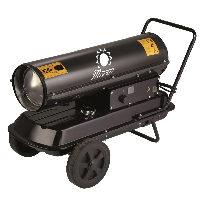 Meva Naftový teplo-generátor s regulací a vozíkem, 20 kW 48 x 90 x 40 cm