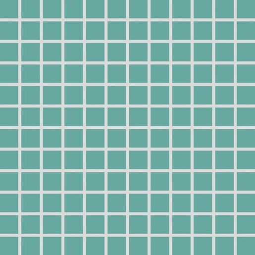 Mozaika Rako Color Two tyrkysová 30x30 cm mat GDM02467.1