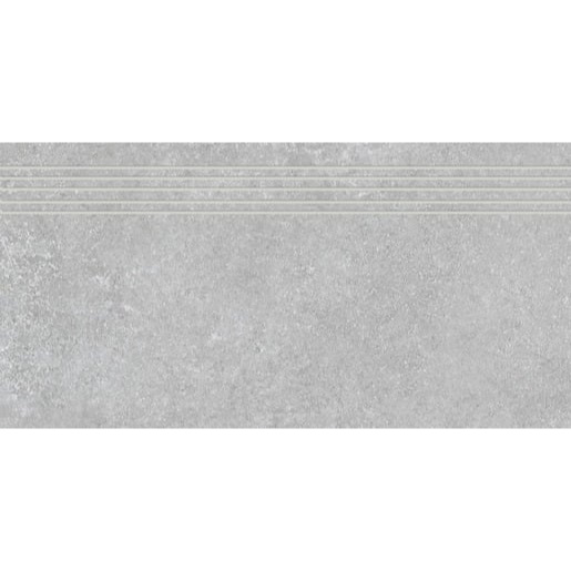 Schodovka Fineza Abe šedá 30x60 cm mat SCABE36GRR