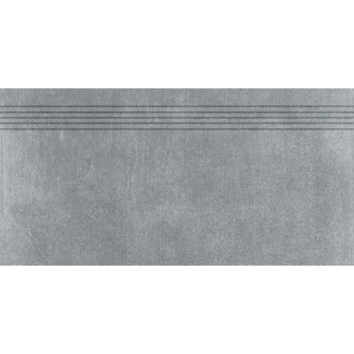 Schodovka Rako Rebel tmavě šedá 30x60 cm mat DCPSR742.1