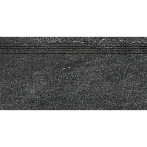 Schodovka Rako Quarzit černá 30x60 cm mat DCPSR739.1