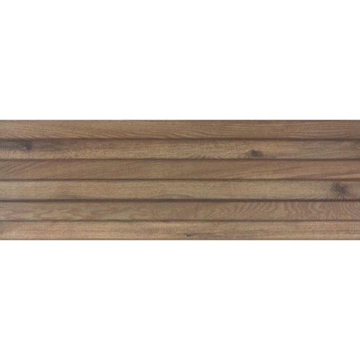 Obklad Rako Base hnědá 30x90 cm reliéfní WR1VN434.1