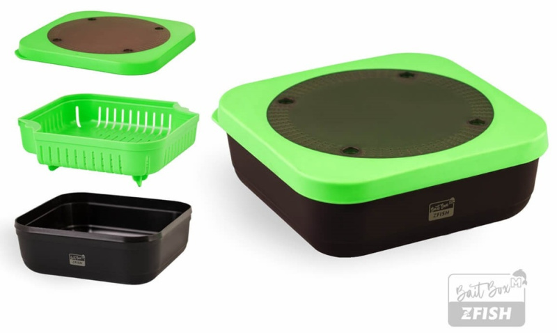 Zfish miska na nástrahy bait box m - 1,25 l