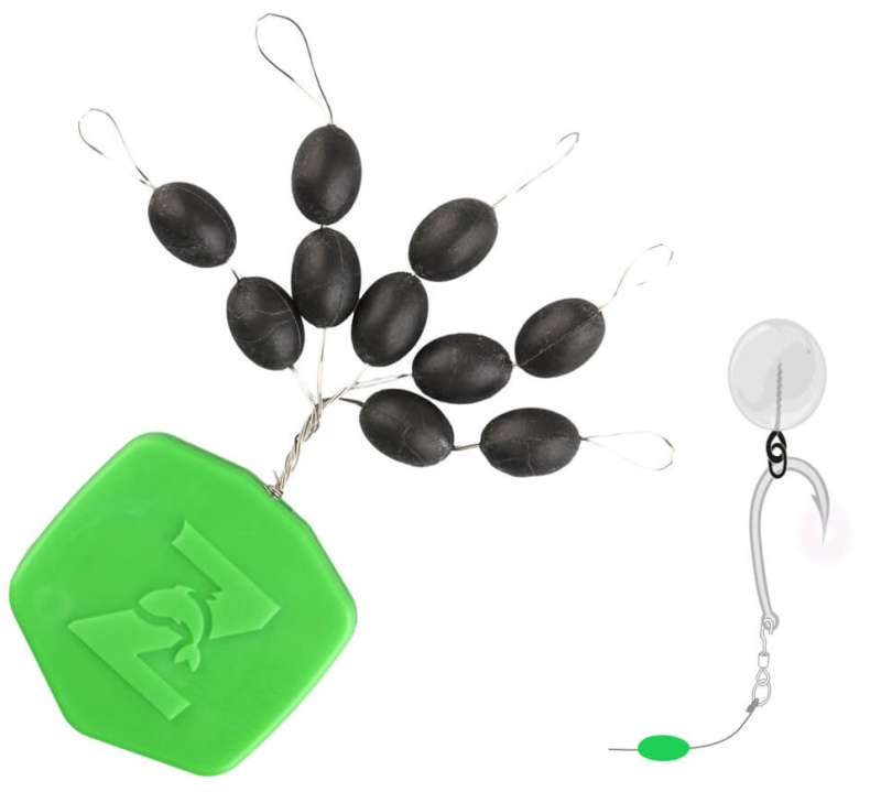 Zfish korálky tungsten oval beads 10 ks - 4 mm