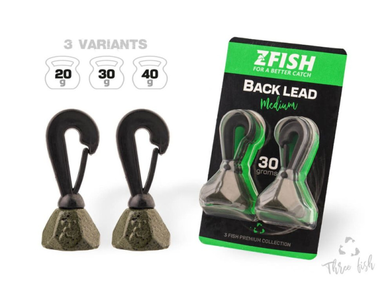Zfish back lead 2 ks - 20 g