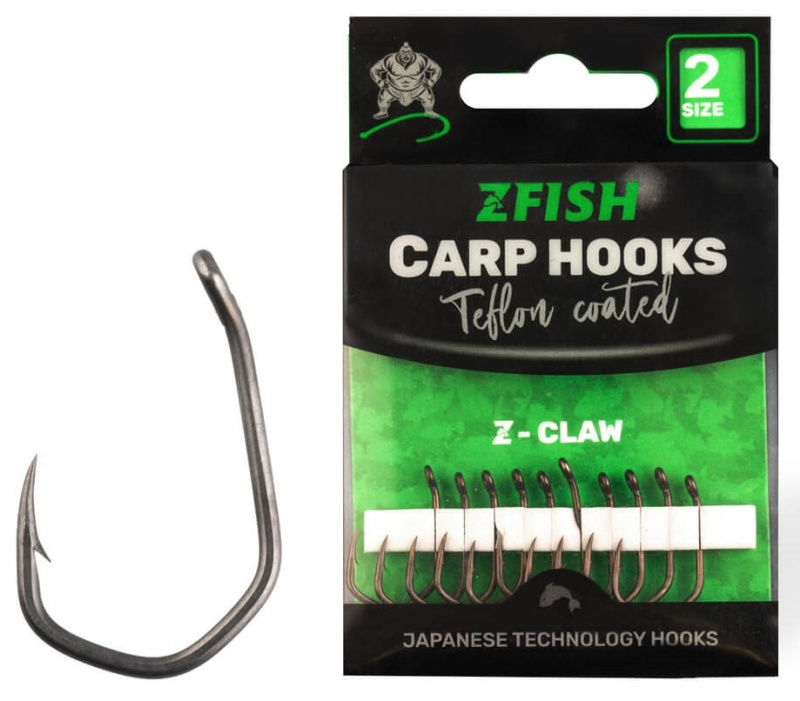 Zfish teflonové háčky z-claw 10 ks - 2