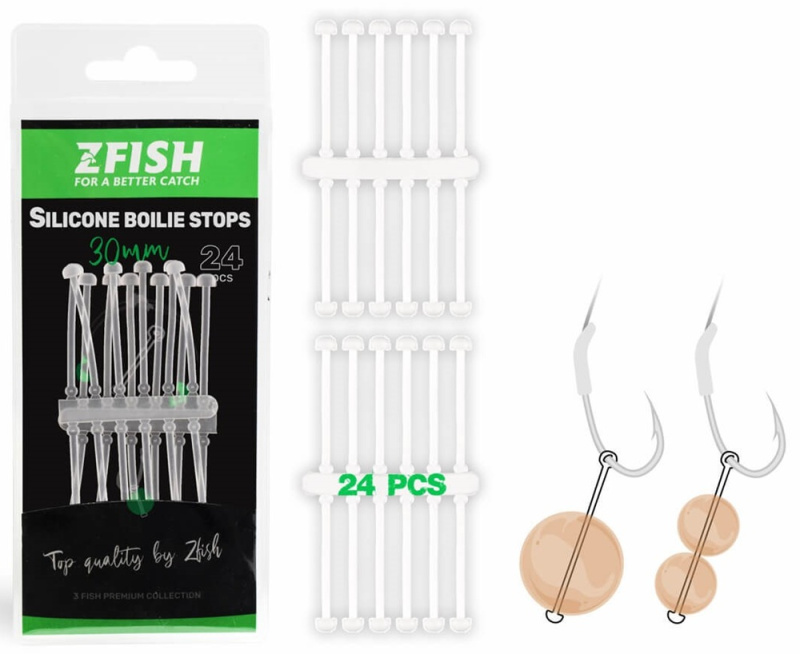 Zfish silikonový vlas na nástrahy 30 mm 24 ks