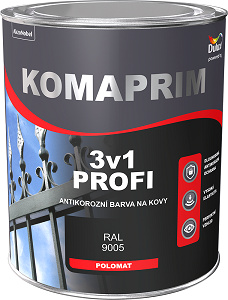 Dulux Antikorozní barva na kovy KOMAPRIM 3v1 PROFI bílá 0,75 l