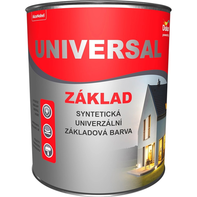 Dulux Antikorozní základní barva UNIVERSAL ZÁKLAD 0110 šedá 0,75 l