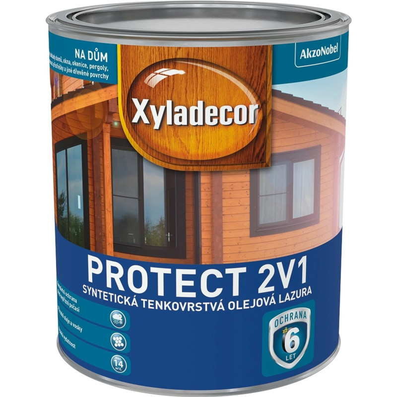 Xyladecor Protect 2v1 Kaštan 0,75l